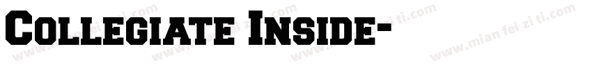 Collegiate Inside字体转换